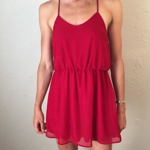 Red dress